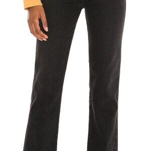AGOLDE Size 27 Pinch Waist High Rise Kick Flare Jeans, Panoramic Black